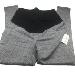 Time And Tru Women's Size Medium 8-10 Maternity Jegging Multicolor Plaid New